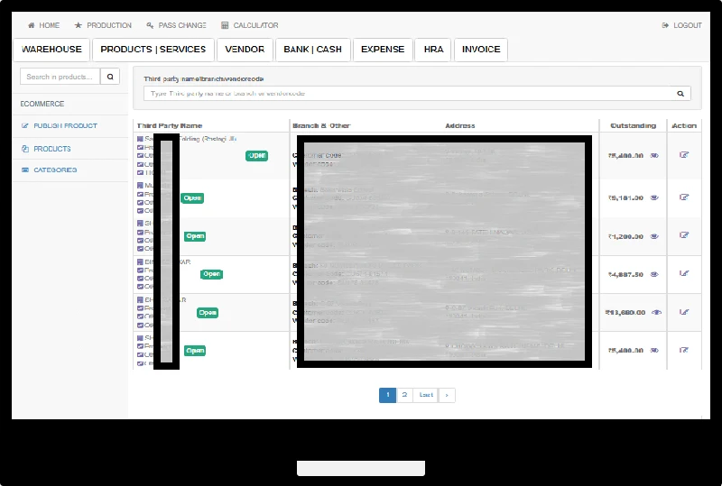 Vendor management