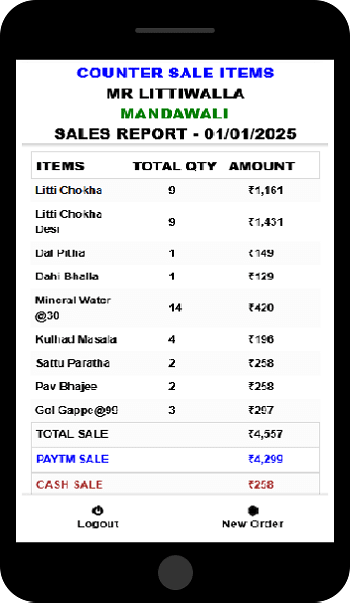 Retail Billing App