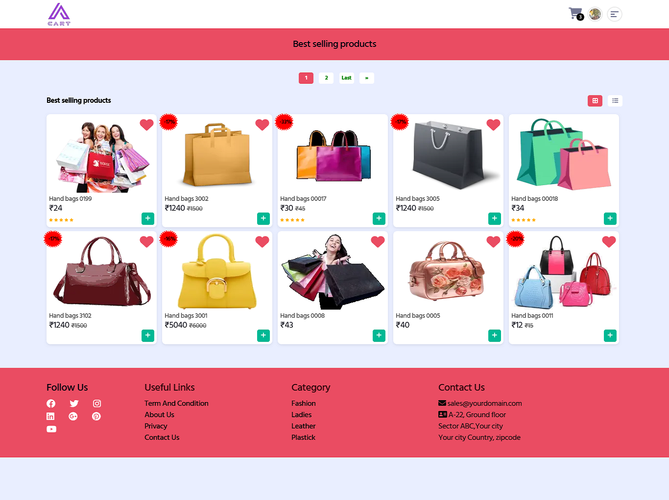 angelCart - an eCommerce product